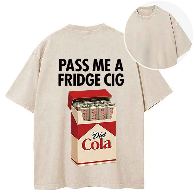 Tokyocanvas I Need A Diet Cola Back Washed T-Shirt