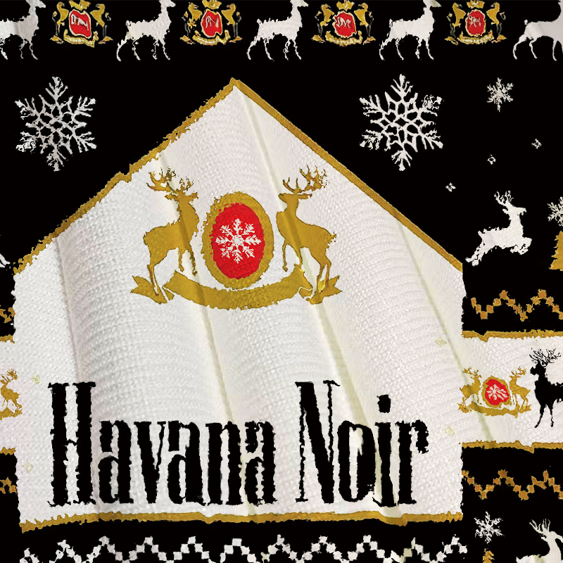 Tokyocanvas Vintage Cig Christmas Ugly Sweatshirt