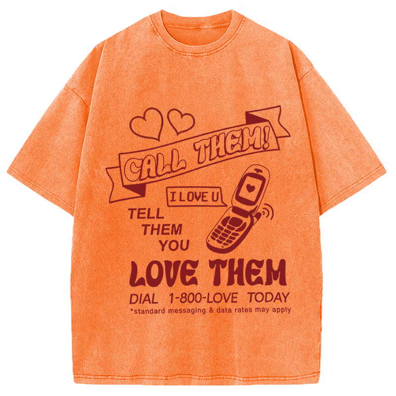 Tokyocanvas 1-800-LOVE Washed T-Shirt