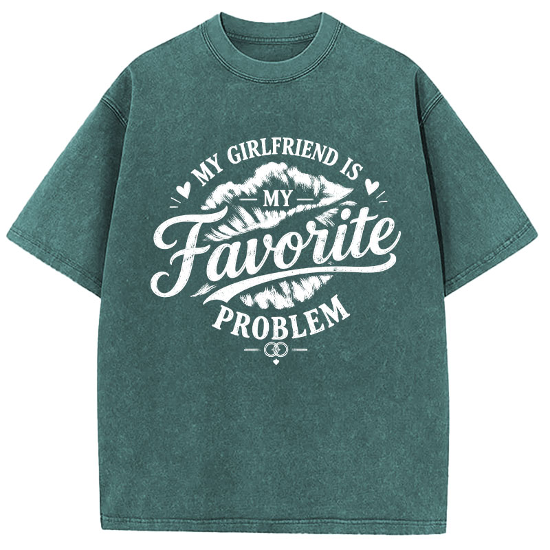Tokyocanvas Favorite Problem Washed T-Shirt