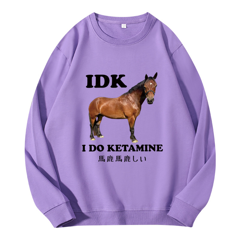 Tokyocanvas IDK I Do Ketamine Classic Sweatshirt