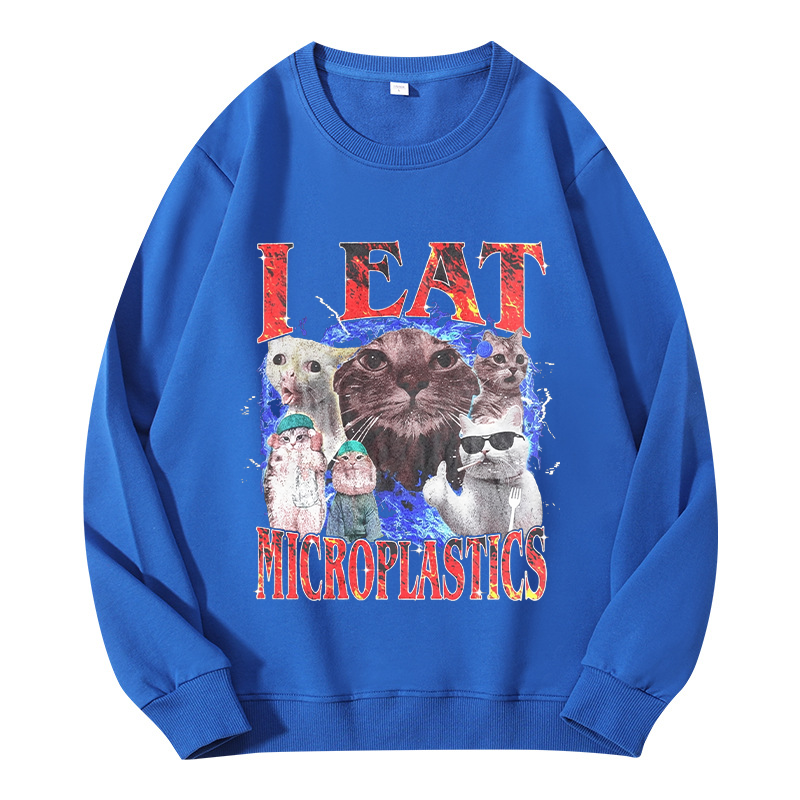 Tokyocanvas I Eat Microplastics Classic Sweatshirt