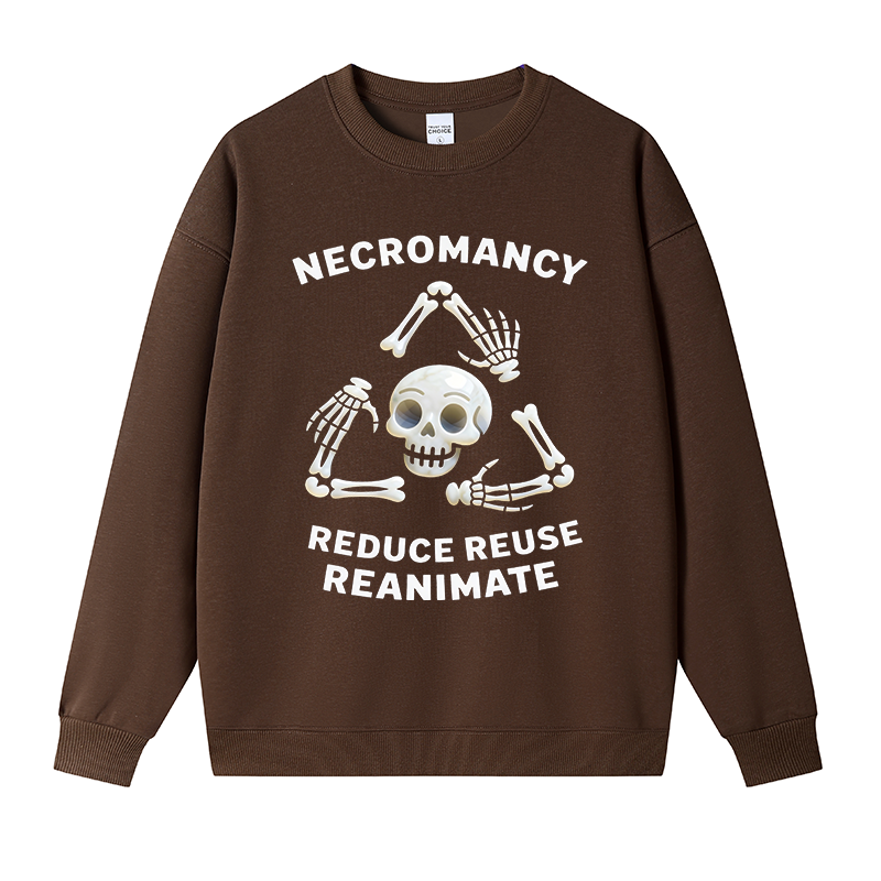 Tokyocanvas 3R Skeleton Fleece Lined Sweatshirt