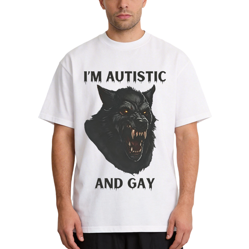 Tokyocanvas I'm Autistic And Gay Classic T-Shirt