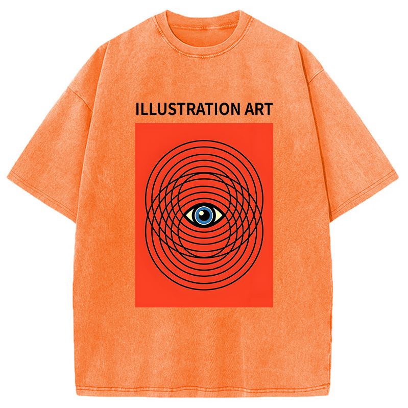 Tokyocanvas Hypnotic By Carbine Washed T-Shirt