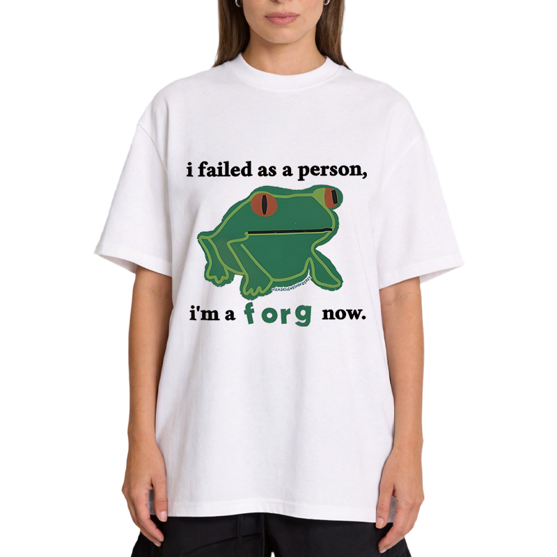 Tokyocanvas I Failed As A Person Funny Frog Meme Classic T-Shirt