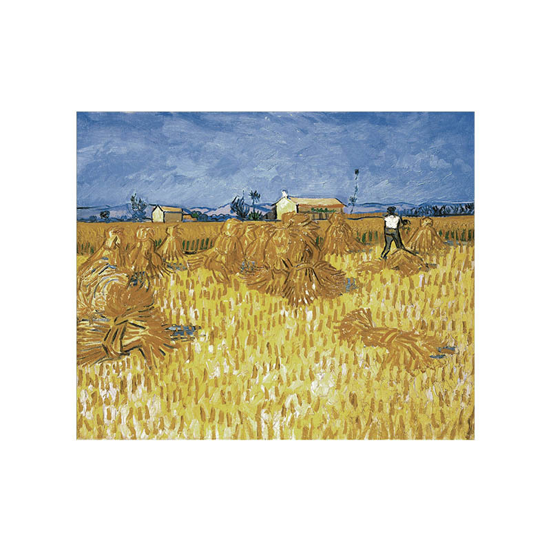 Tokyocanvas Corn Harvest in Provence Print