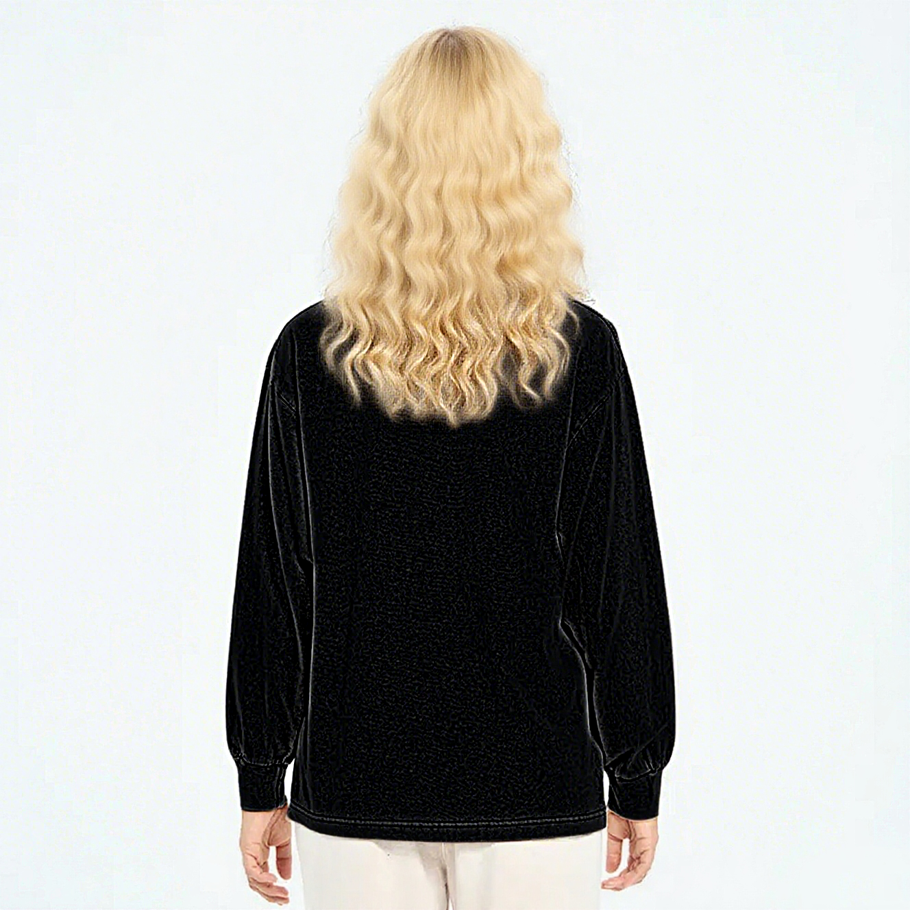 Tokyocanvas Rapper Cat Long Sleeve Washed T-Shirt