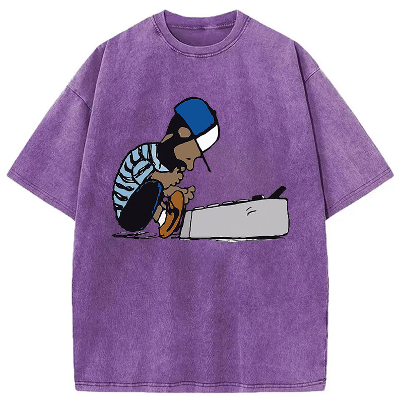 Tokyocanvas J Dilla Design Washed T-Shirt