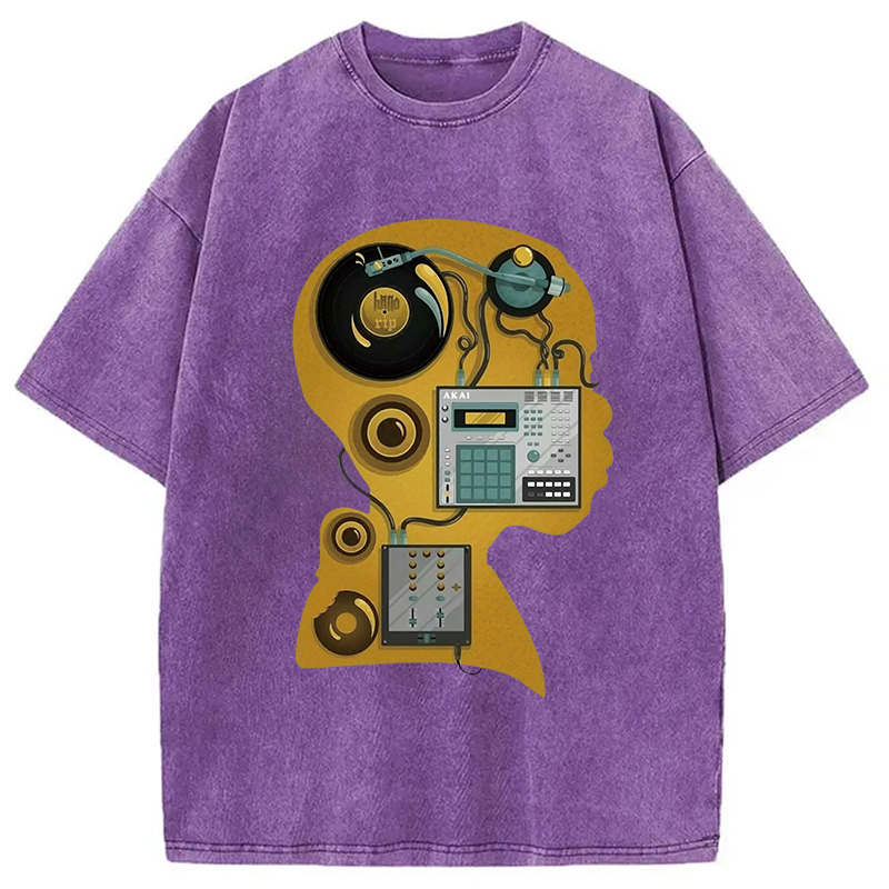 Tokyocanvas J Dilla DJ Washed T-Shirt