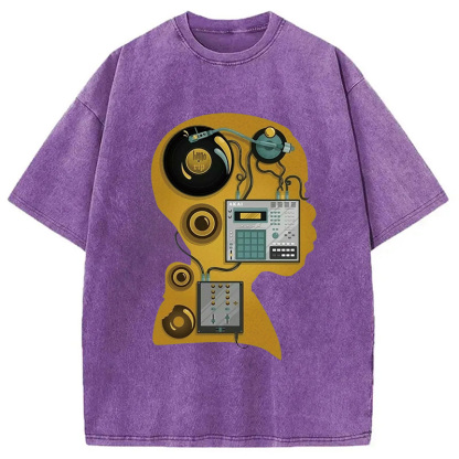 Tokyocanvas J Dilla DJ Washed T-Shirt