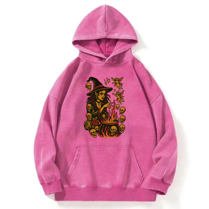 Tokyocanvas Halloween Witches Doing? Washed Hoodie