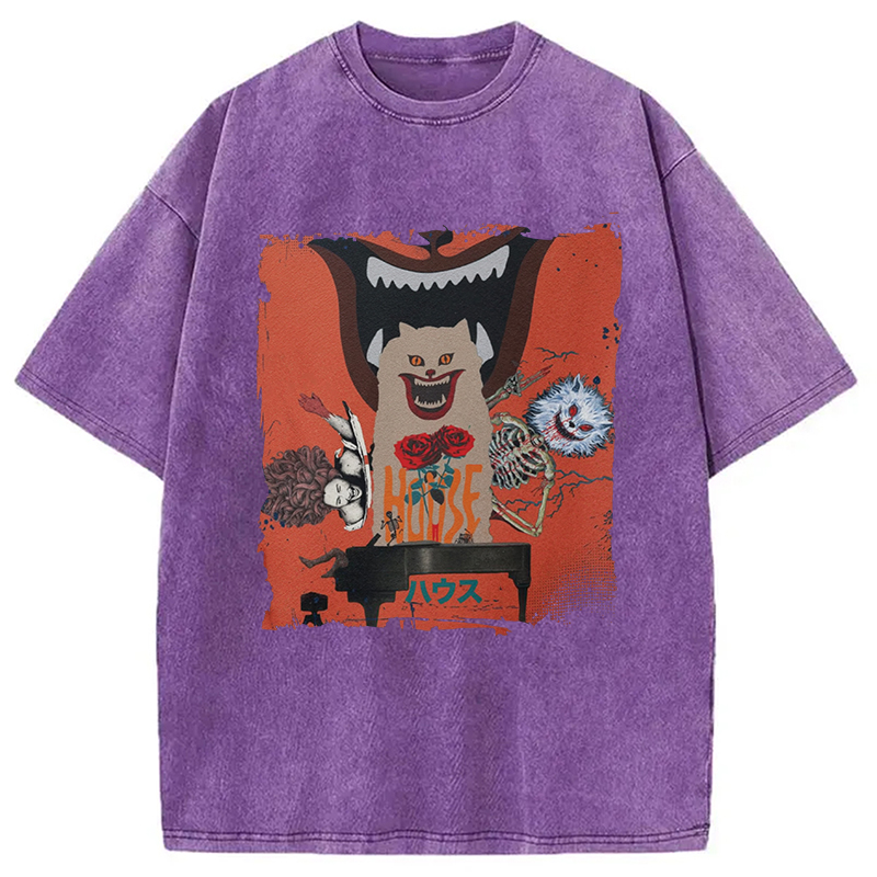 Tokyocanvas House Movie 1977 Washed T-Shirt