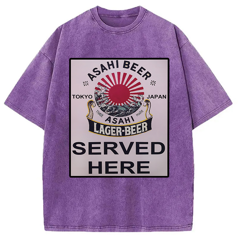 Tokyocanvas Japan Japanese Beer Bar Washed T-Shirt