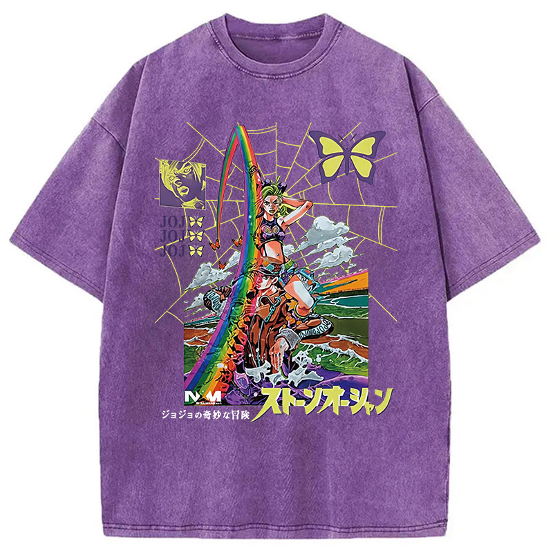 Tokyocanvas Jojo Bizarre Adventure Washed T-Shirt