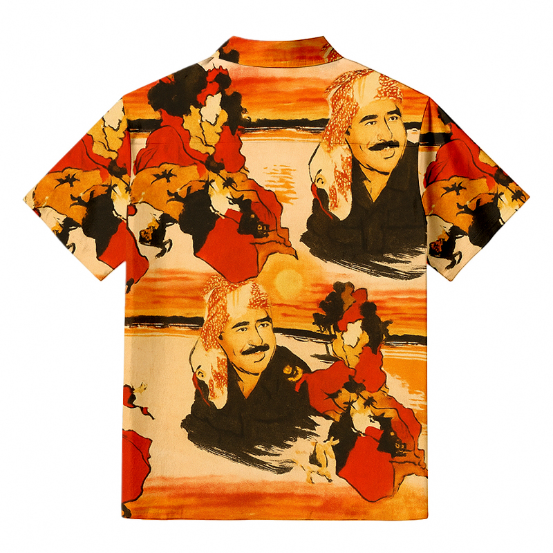 Tokyocanvas Goshodoki Silk Aloha Hawaiian Shirt