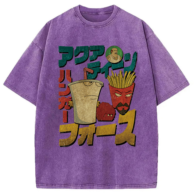 Tokyocanvas Aqua Teen Hunger Force Washed T-Shirt