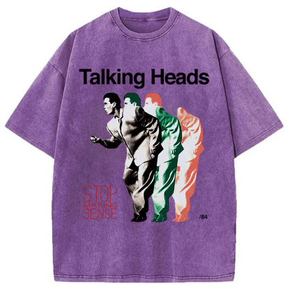 Tokyocanvas Talking Heads Stop Making Sense Washed T-Shirt