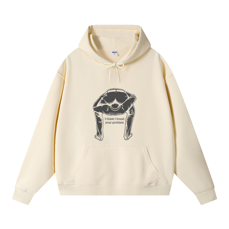 Tokyocanvas I Found Your Problem Fleece Lined Hoodie
