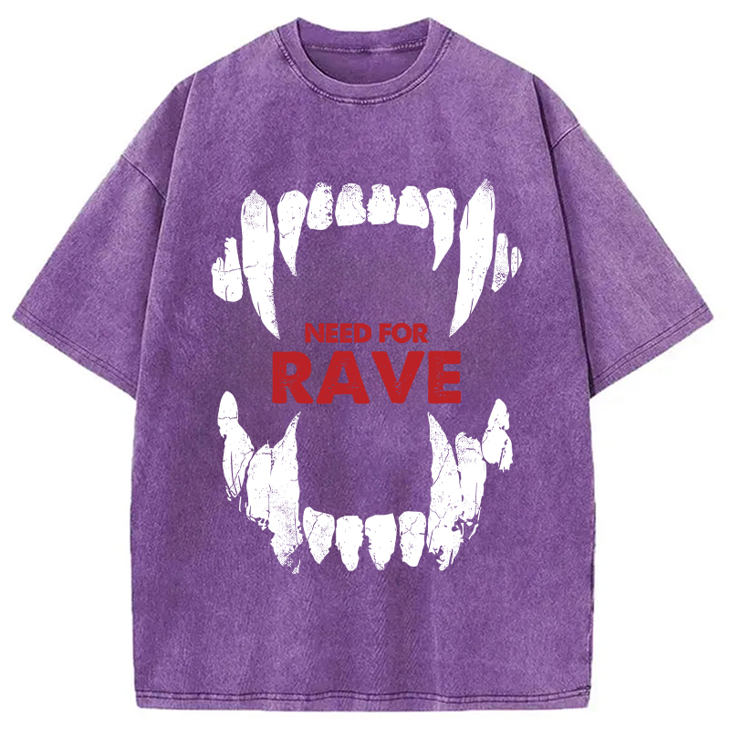 Tokyocanvas Vampiric Fang Washed T-Shirt