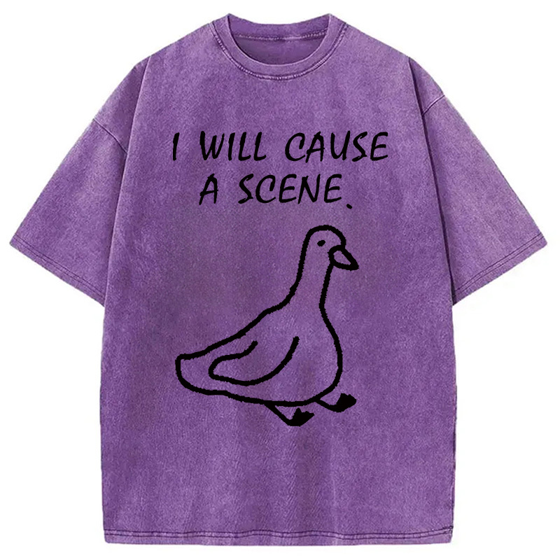 Tokyocanvas Stupid Goose Washed T-Shirt