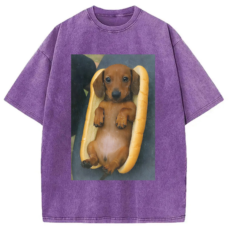 Tokyocanvas Real Hot Dog Washed T-Shirt
