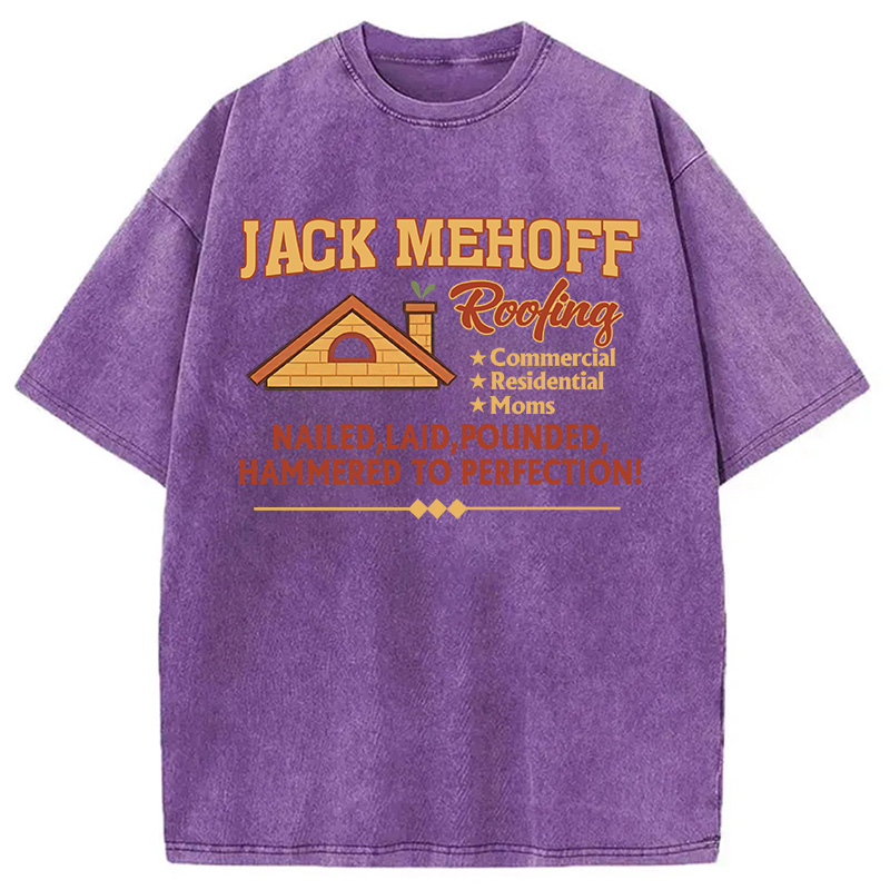 Tokyocanvas Jack Mehoff Roofing Washed T-Shirt