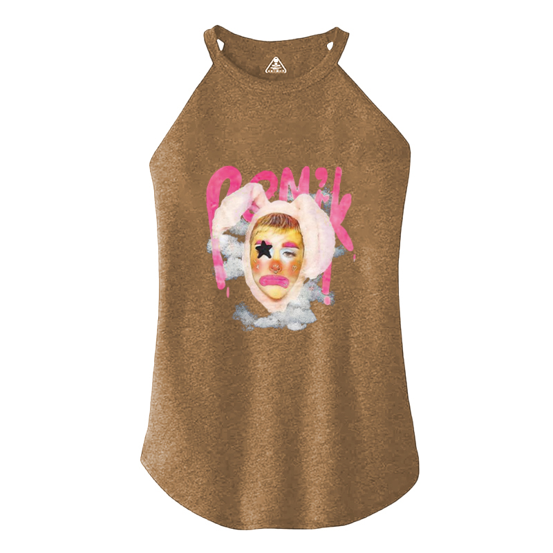 Tokyocanvas Pink Funny Girls Cotton Tank