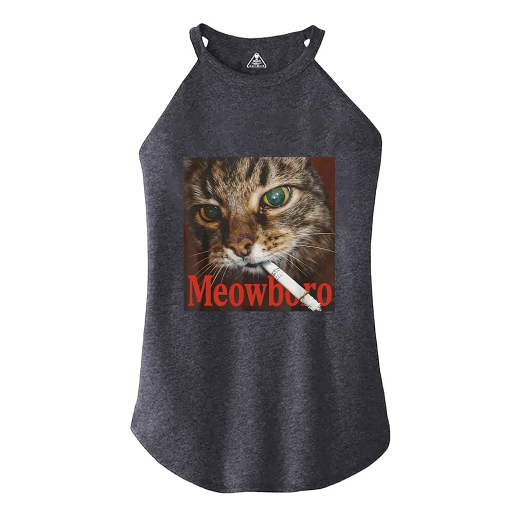 Tokyocanvas Funny Smoking Cat Meme Cotton Tank