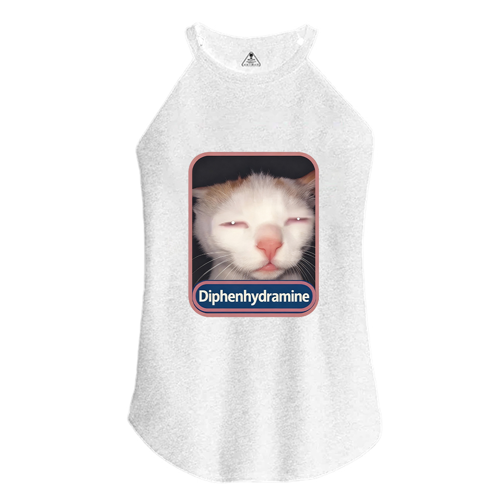 Tokyocanvas Diphenhydramine Cat Meme Cotton Tank