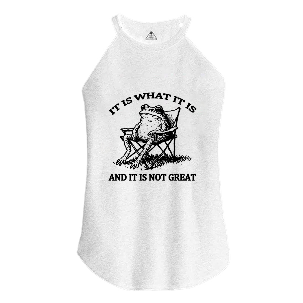 Tokyocanvas Resting Frog Funny Cotton Tank