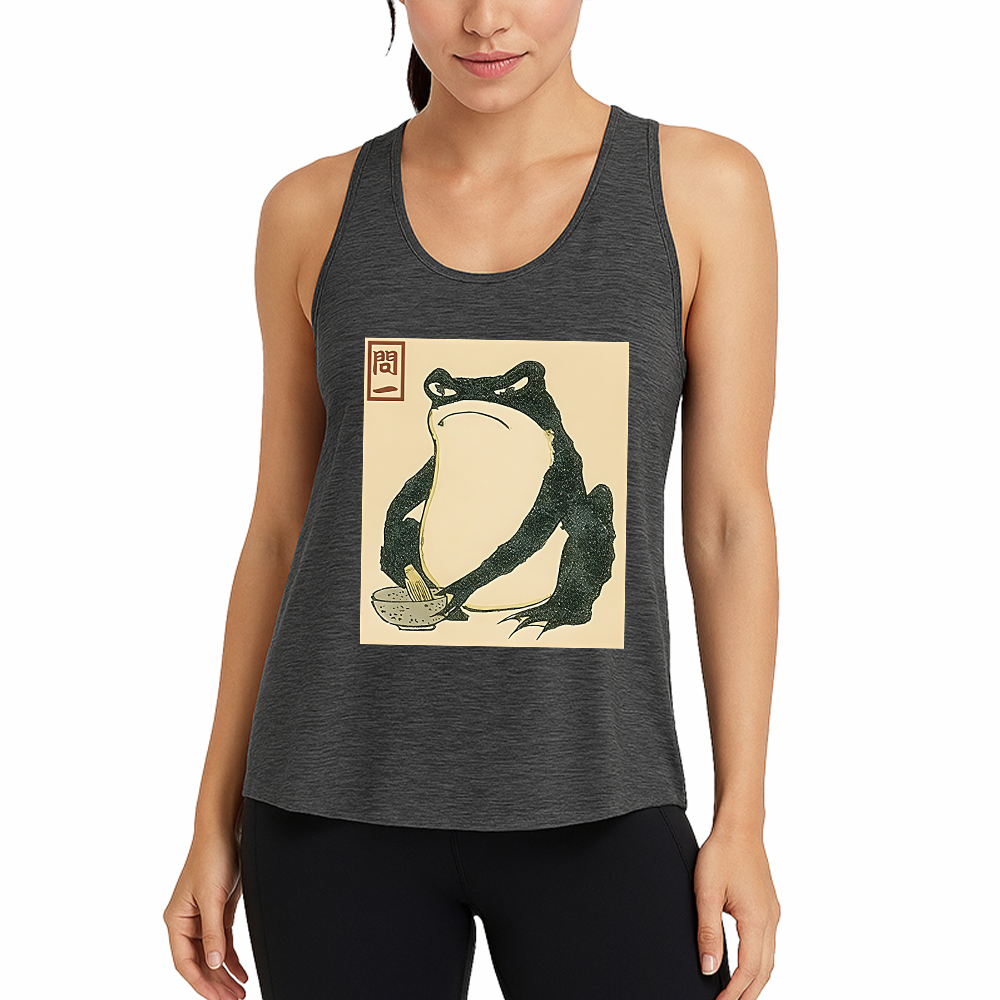 Tokyocanvas Matsumoto Hoji Japanese Frog Fitness Tank