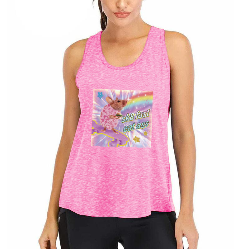 Tokyocanvas Fast Eat Ass Fitness Tank