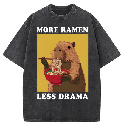 Tokyocanvas Noodles Over Drama Washed T-Shirt