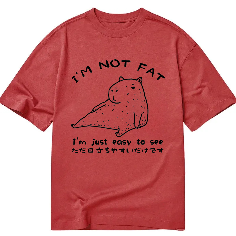 Tokyocanvas Capybara Fat Just Easy to See Classic T-Shirt