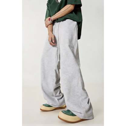Tokyocanvas Classic Minimalist Curved Sweatpants
