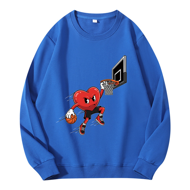 Tokyocanvas Basketball Heart Dunk Valentine Classic Sweatshirt