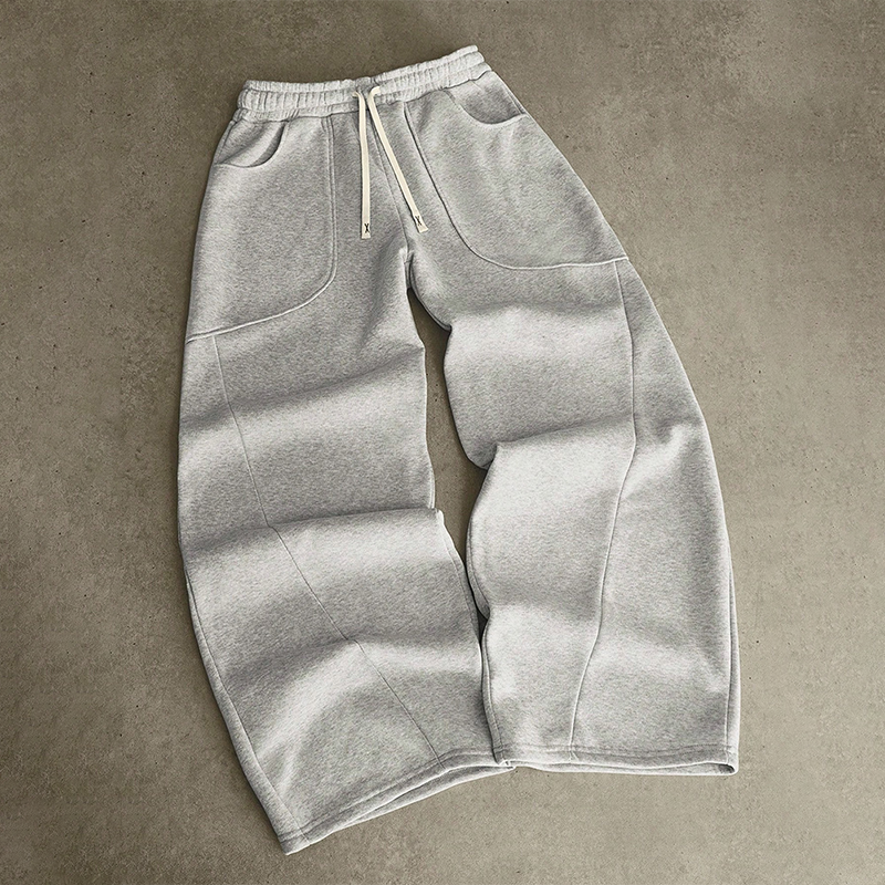 Tokyocanvas Simple Large Pocket Sweatpants
