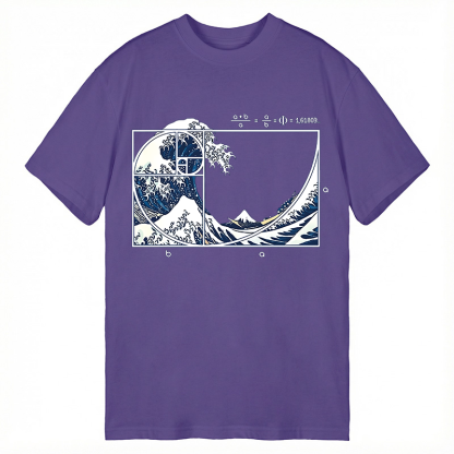 Tokyocanvas The Great Fibonacci Wave Classic T-Shirt