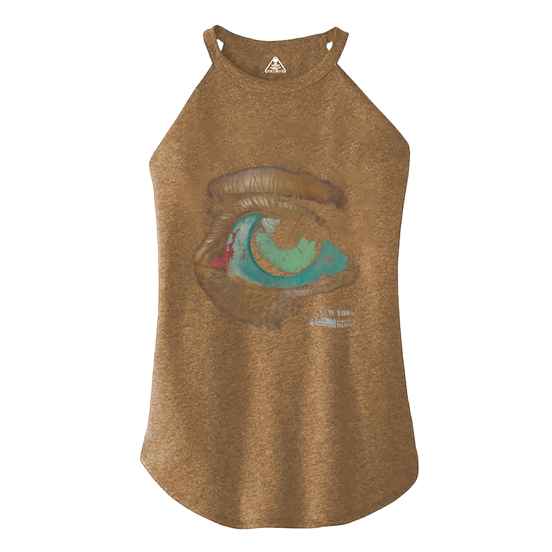 Tokyocanvas Vintage Fashion Eye Cotton Tank