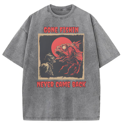 Tokyocanvas Zombie Fish Washed T-Shirt