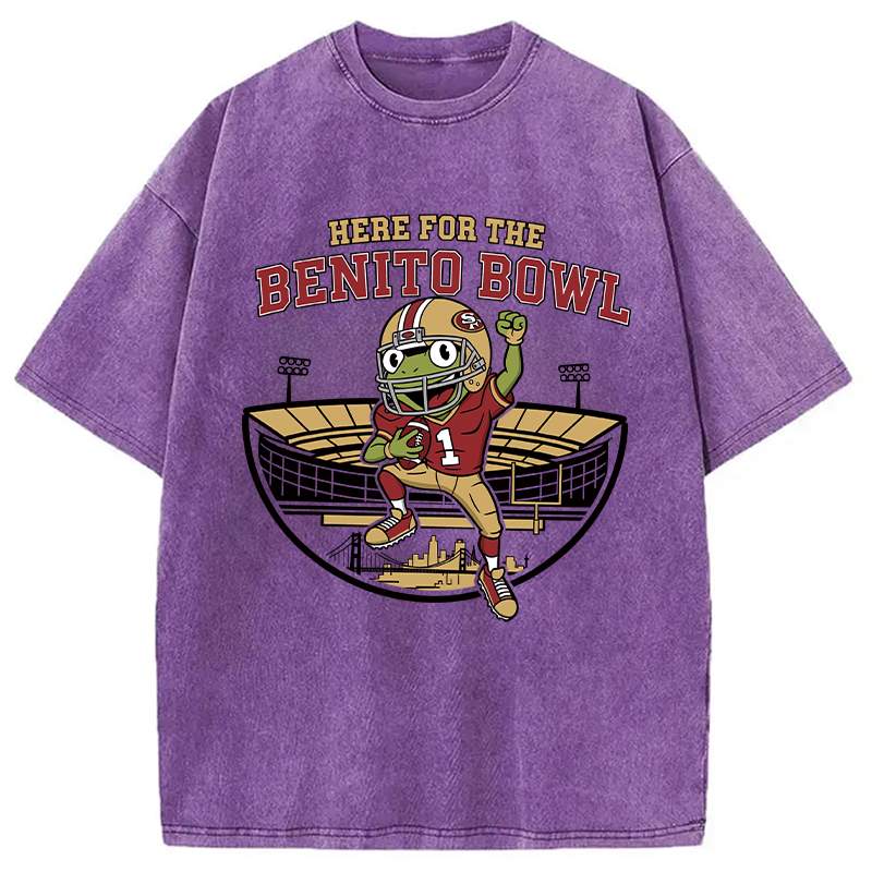 Tokyocanvas Here For The Benito Bowl Washed T-Shirt