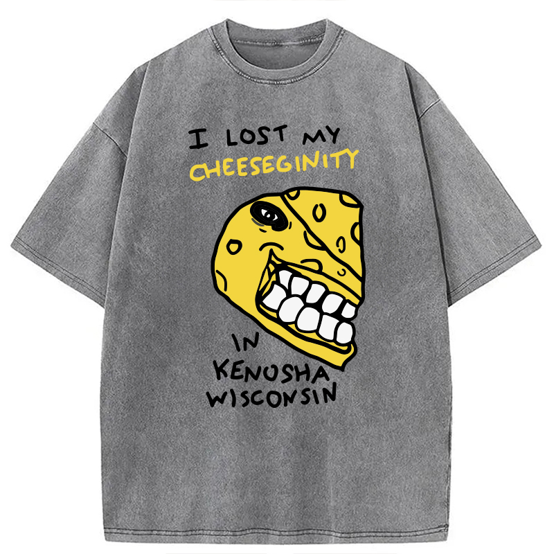 Tokyocanvas I Lost My Cheeseginity Washed T-Shirt