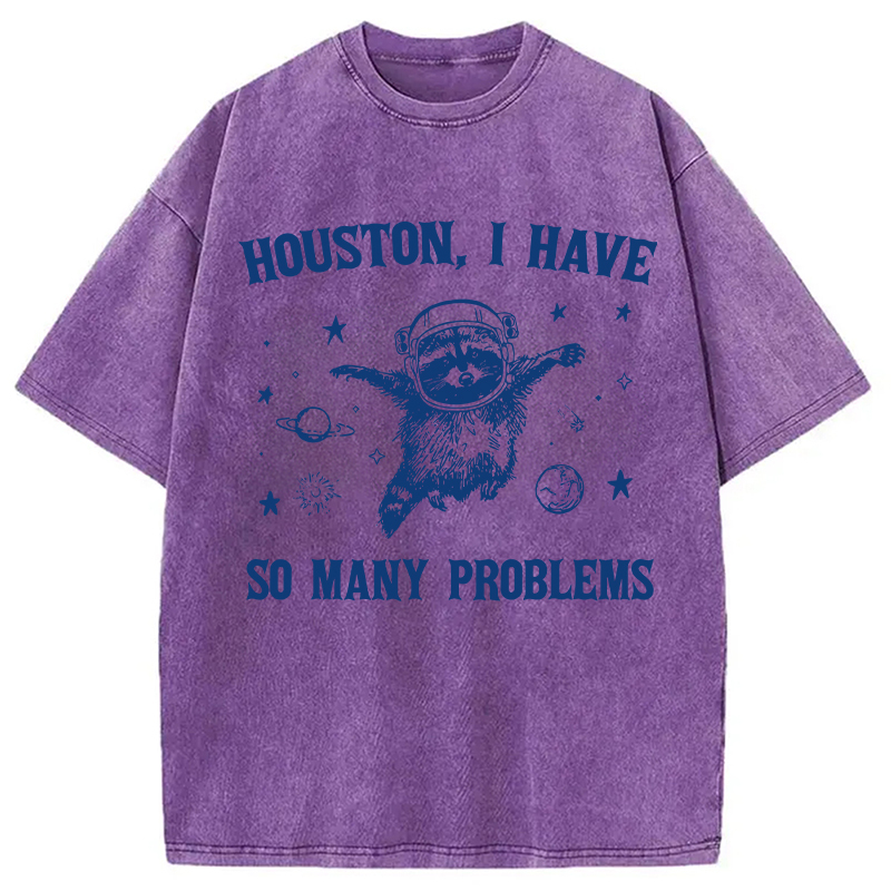 Tokyocanvas Houston I Have So Many Problems Washed T-Shirt