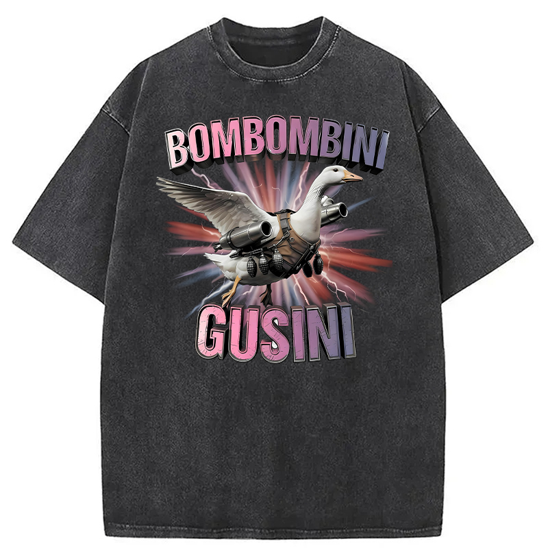 Tokyocanvas Bomb Bomb Bombini Gusini Washed T-Shirt