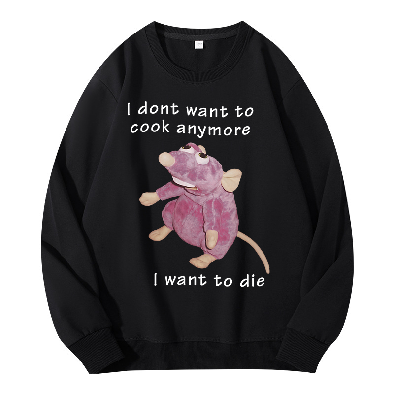 Tokyocanvas I Don't Want To Cook Anymore Classic Sweatshirt
