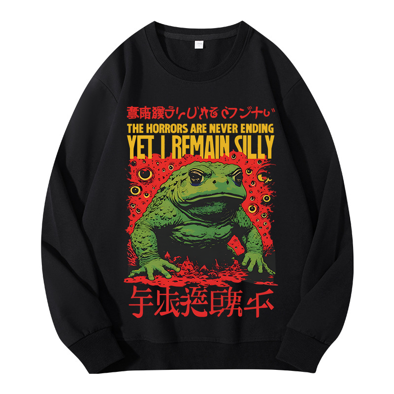 Tokyocanvas The Horrors Are Never Ending Classic Sweatshirt