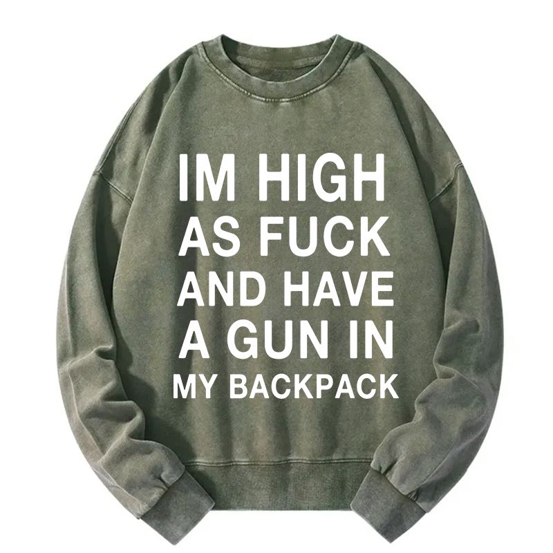 Tokyocanvas Im High Washed Sweatshirt