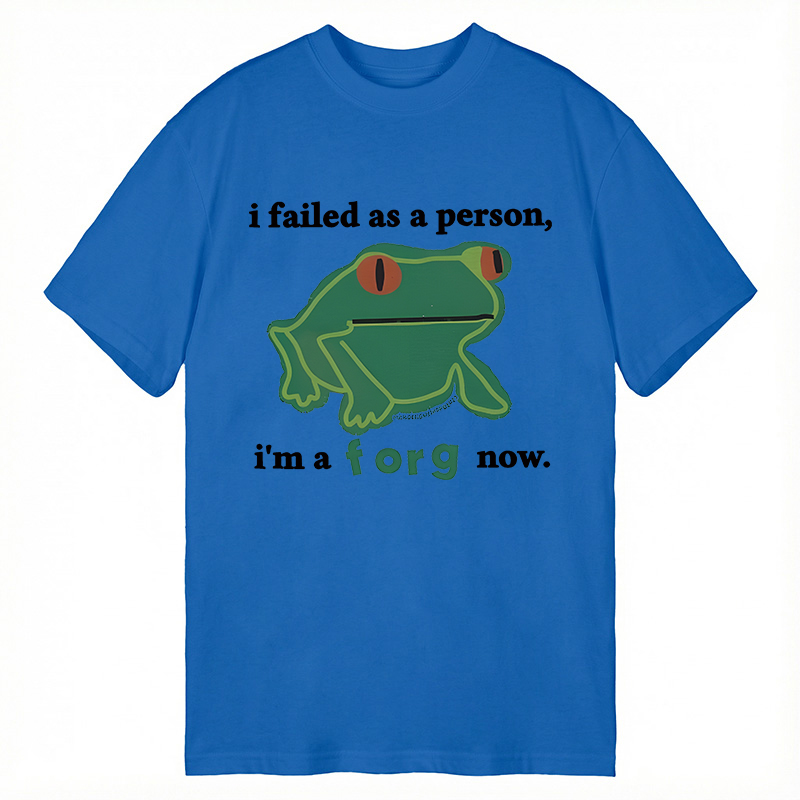 Tokyocanvas I Failed As A Person Funny Frog Meme Classic T-Shirt