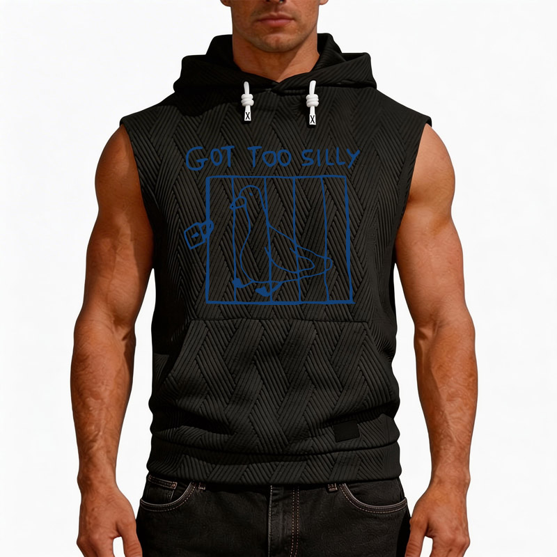 Tokyocanvas Got Too Silly Meme Hooded Tank